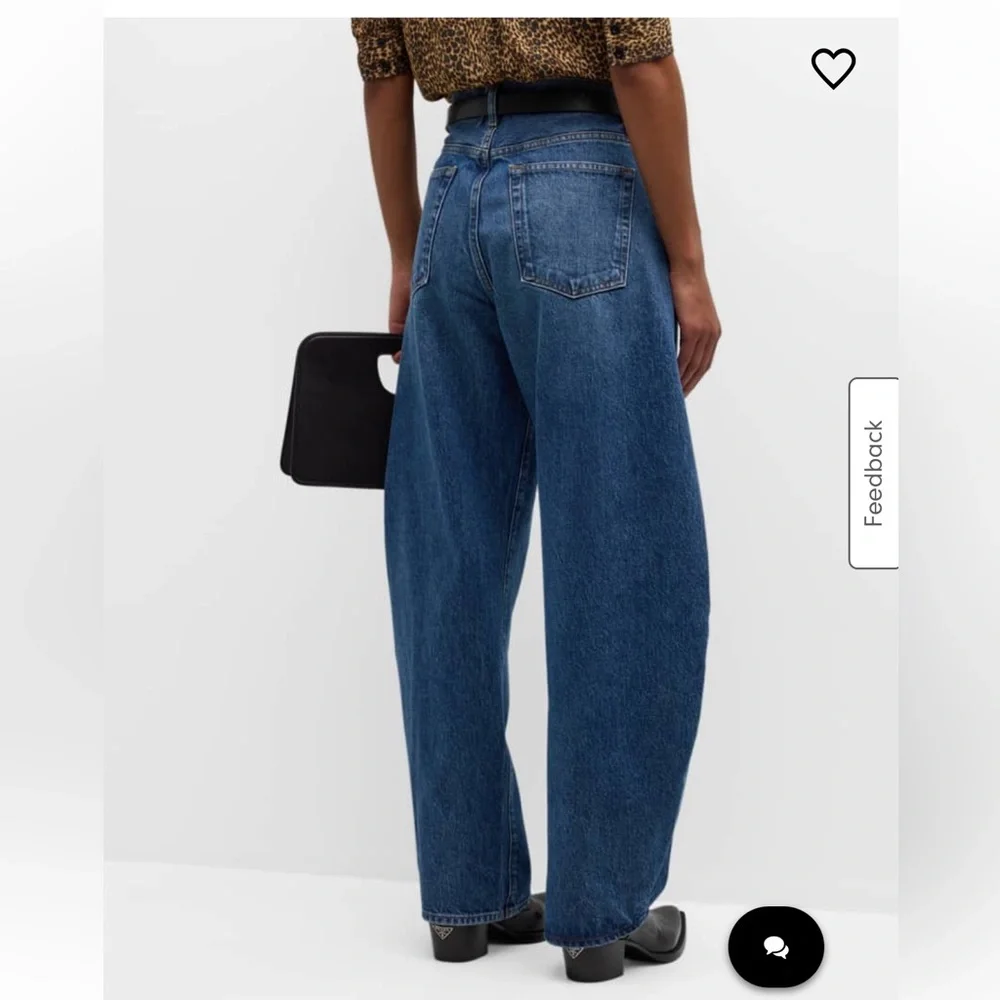 Frame Denim Blue Wide Leg Jeans - Picture 2 of 10